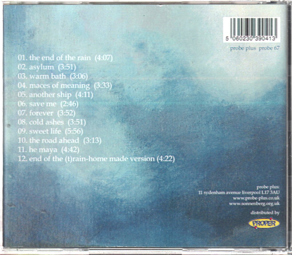 Sonnenberg - End Of The Rain - Cd