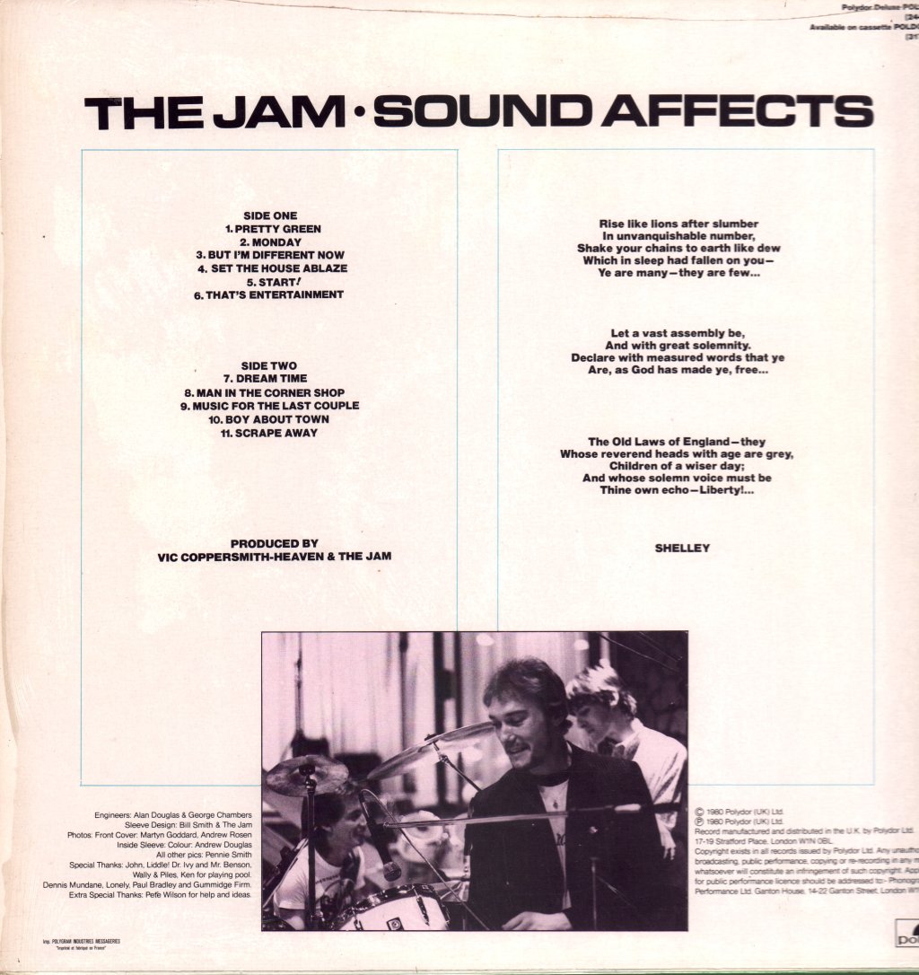 Jam - Sound Affects - Lp