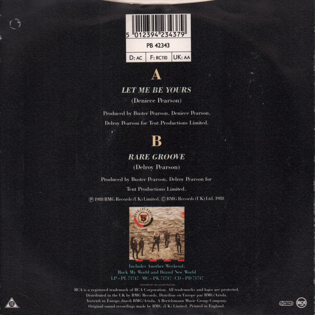 Five Star - Let Me Be Yours - 7 Inch