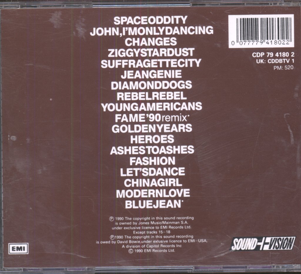 David Bowie - Changesbowie - Cd