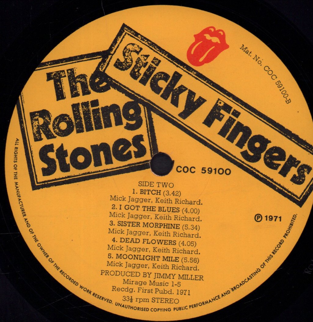 Rolling Stones - Sticky Fingers - Lp