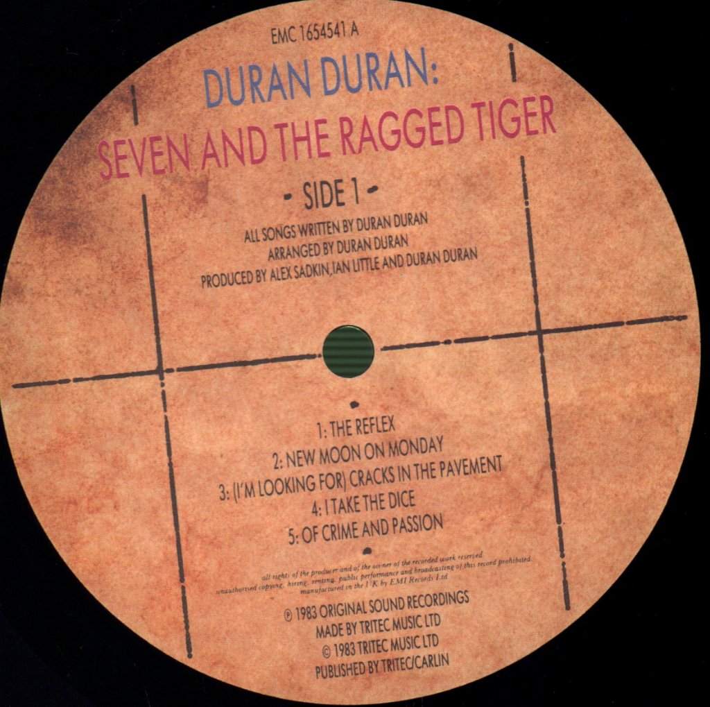 Duran Duran - Seven And The Ragged Tiger - Lp