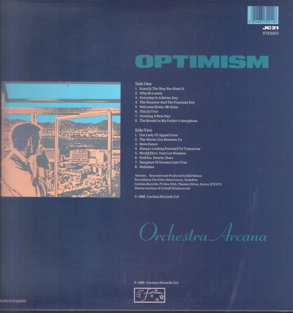 Orchestra Arcana - Optimism - Lp