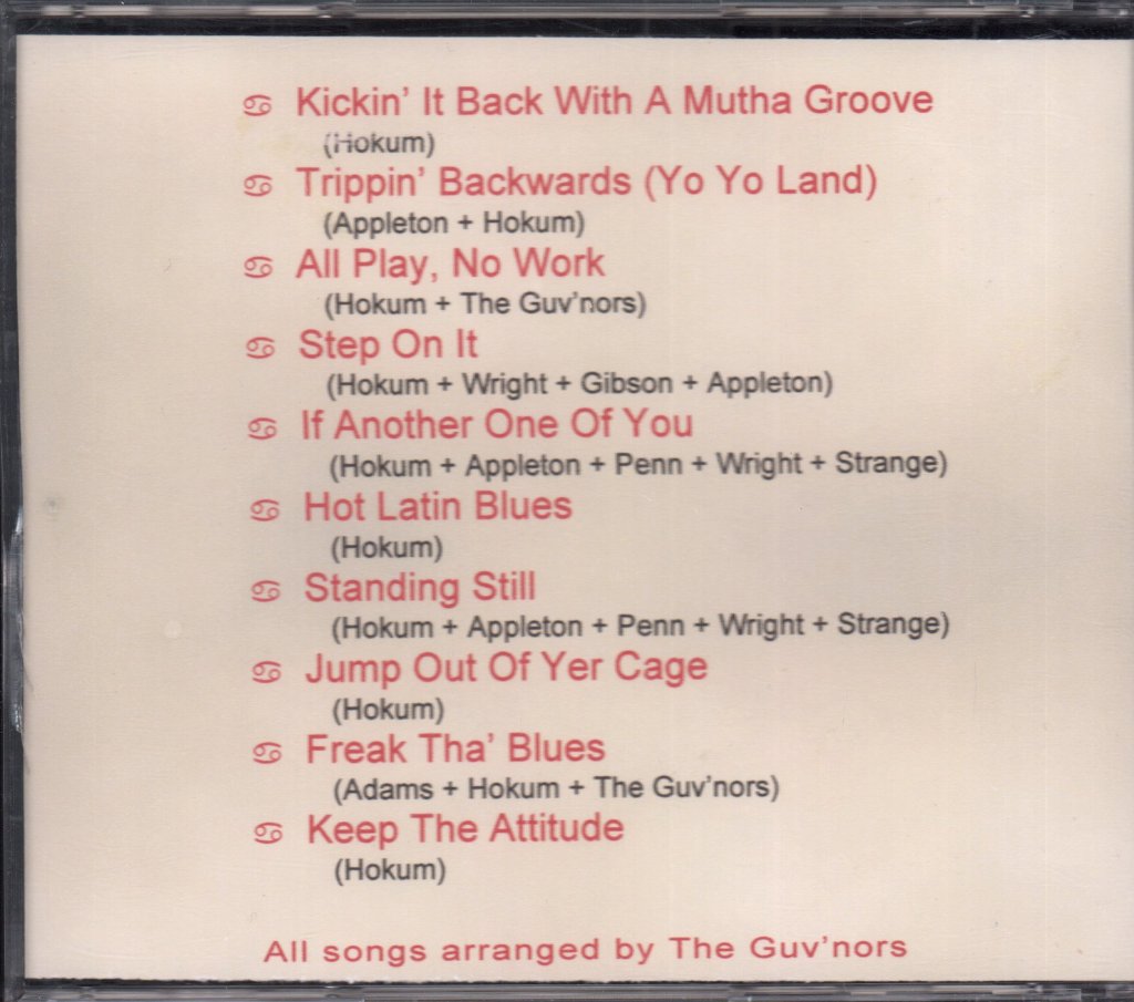 Guv'nors - Kickin' It Back - Cdr