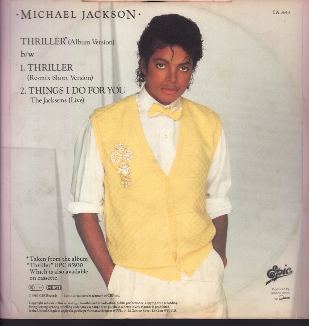 Michael Jackson - Thriller - 12 Inch