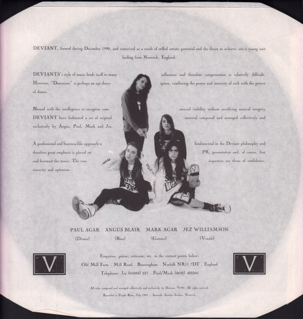 deviant - MCMXCI - 21st Century Deities - 12 Inch
