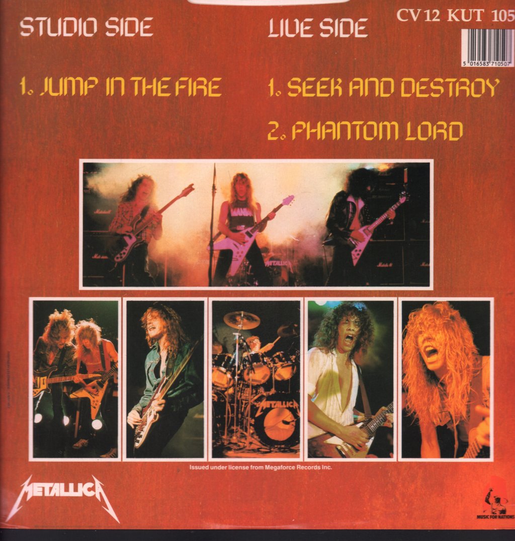 Metallica - Jump In The Fire - 12 Inch