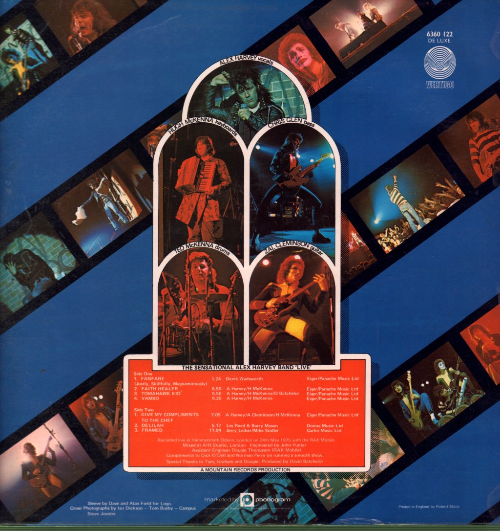Sensational Alex Harvey Band - Live - Lp