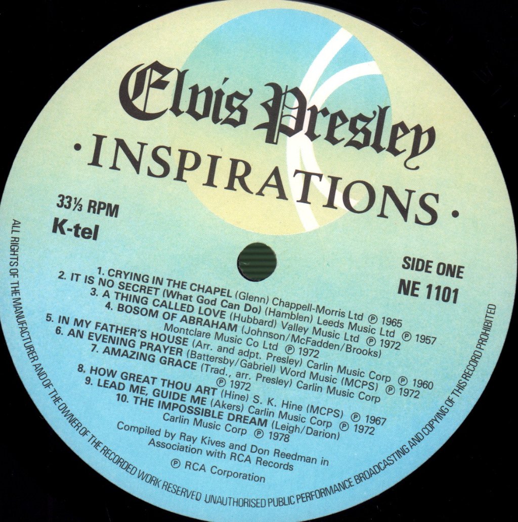 Elvis Presley - Inspirations - Lp