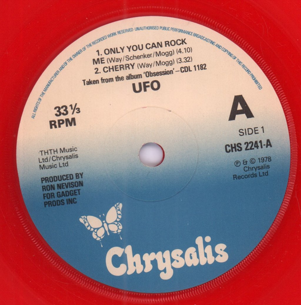 UFO - Only You Can Rock Me - 7 Inch