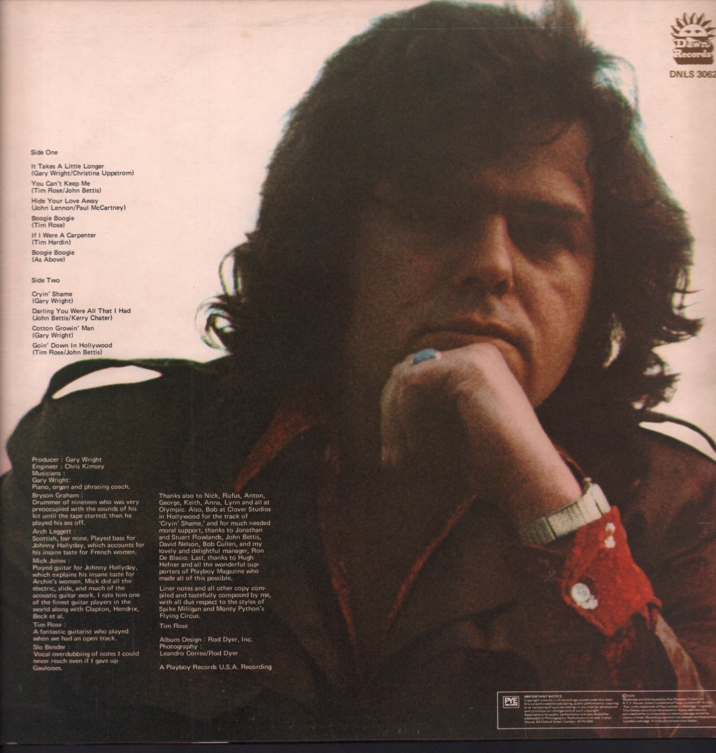 Tim Rose - Tim Rose - Lp