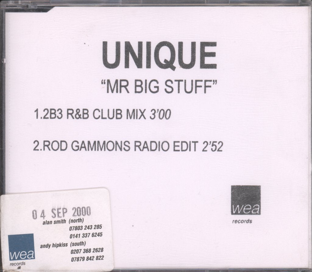Unique - Mr Big Stuff - Cdr