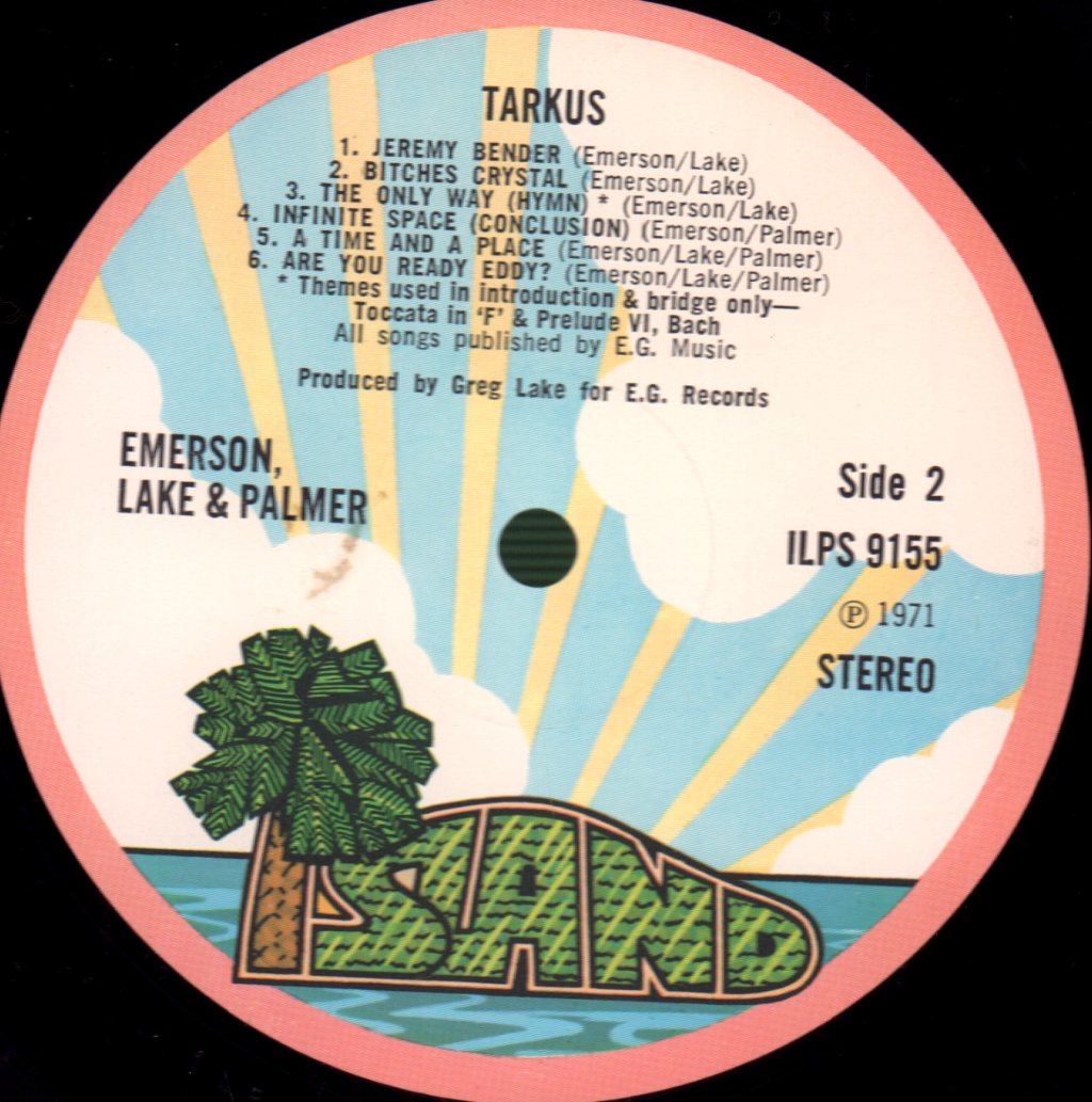 Emerson Lake And Palmer - Tarkus - Lp