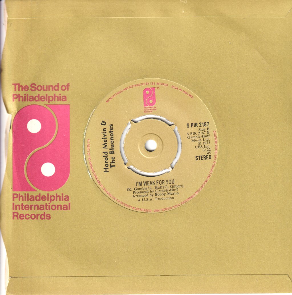 Harold Melvin And The Blue Notes - Satisfaction Guaranteed - 7 Inch
