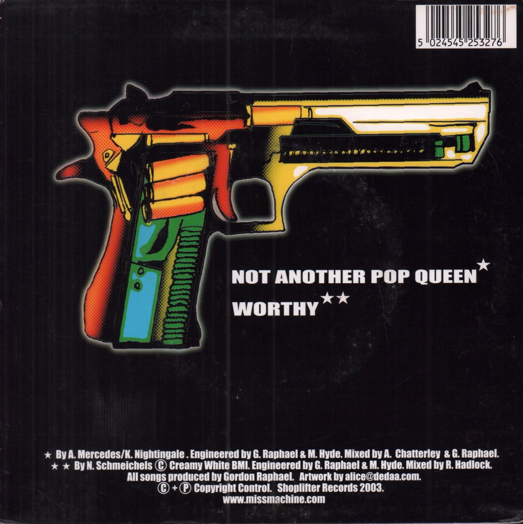Miss Machine - Not Another Pop Queen - 7 Inch
