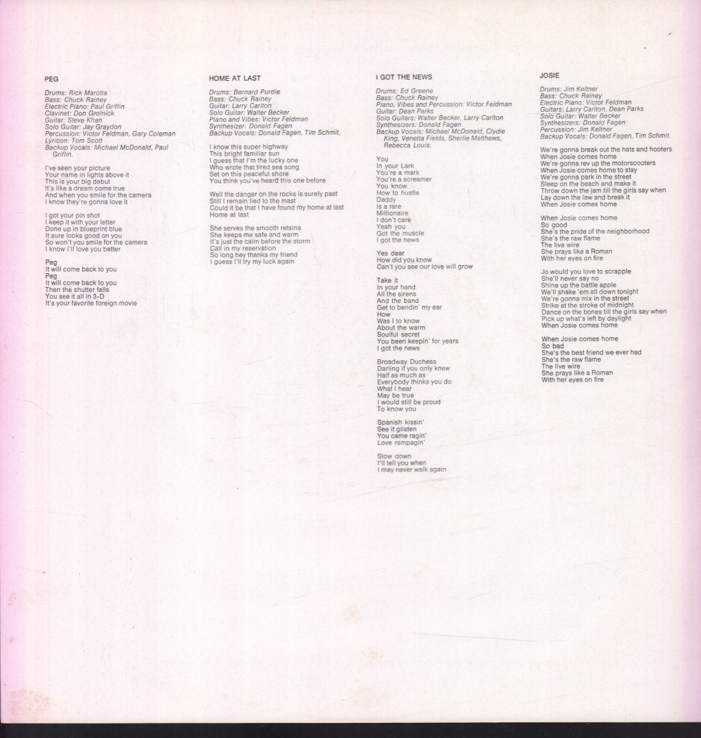 Steely Dan - Aja - Lp