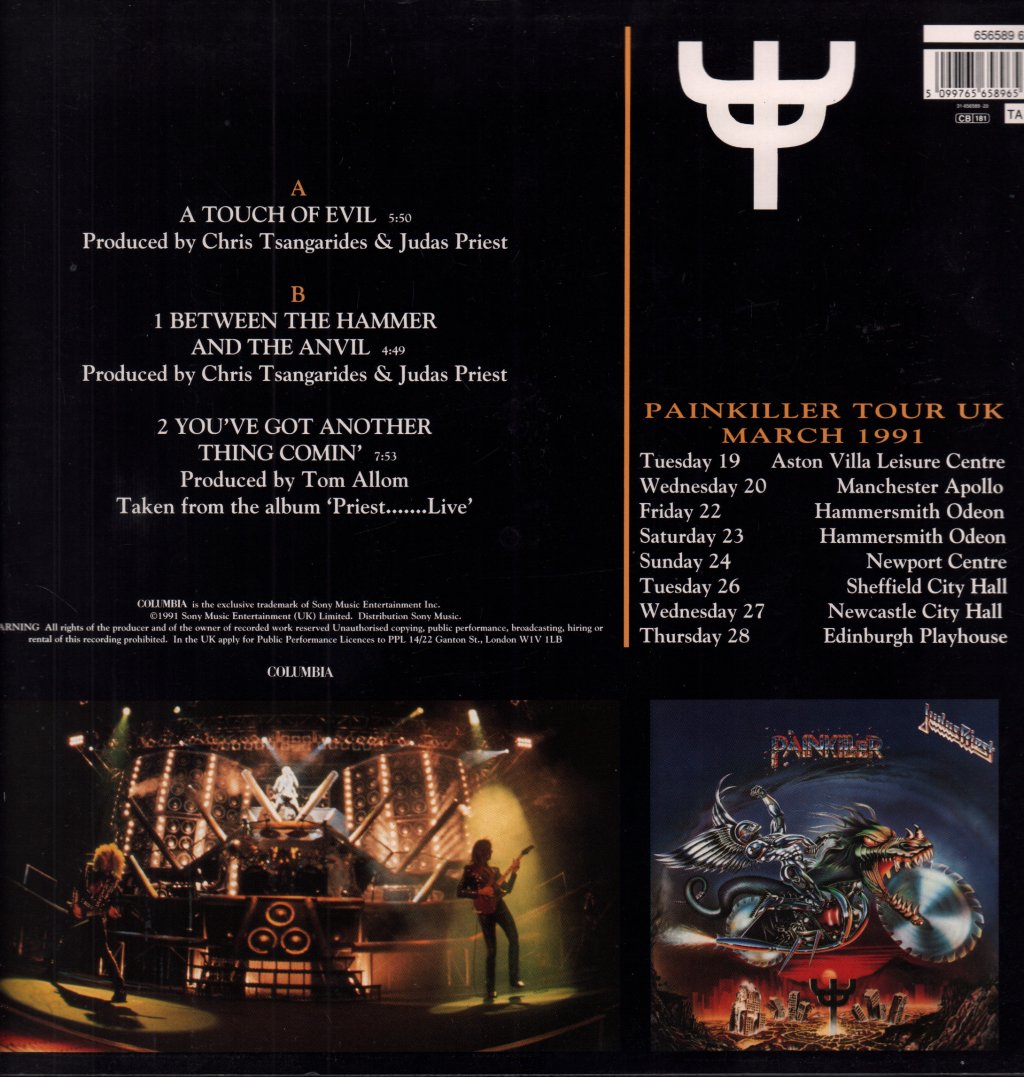 Judas Priest - A Touch Of Evil - 12 Inch