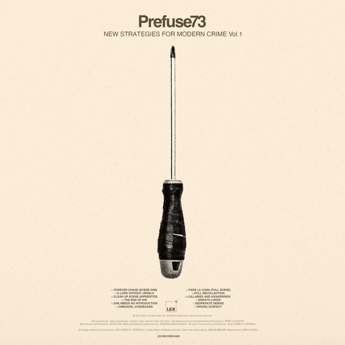 Prefuse 73 - New Strategies For Modern Crime Vol. 1 - Cd