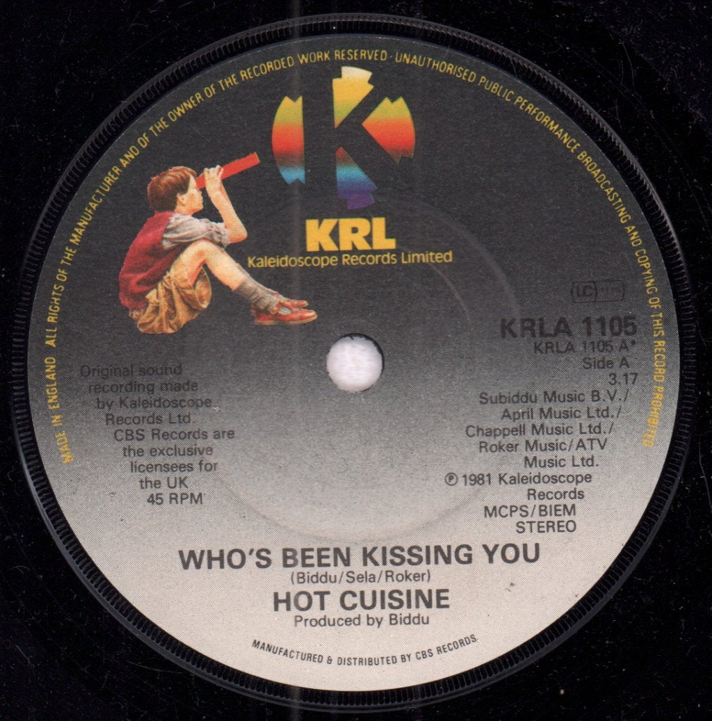 Hot Cuisine - Who's Been Kissing You - 7 Inch