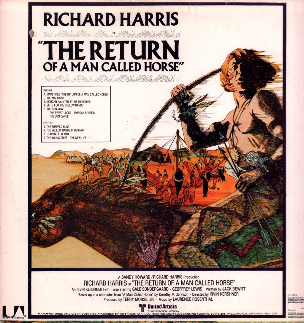 Laurence Rosenthal - Return Of A Man Called Horse (Original Motion Picture Soundtrack) - Lp