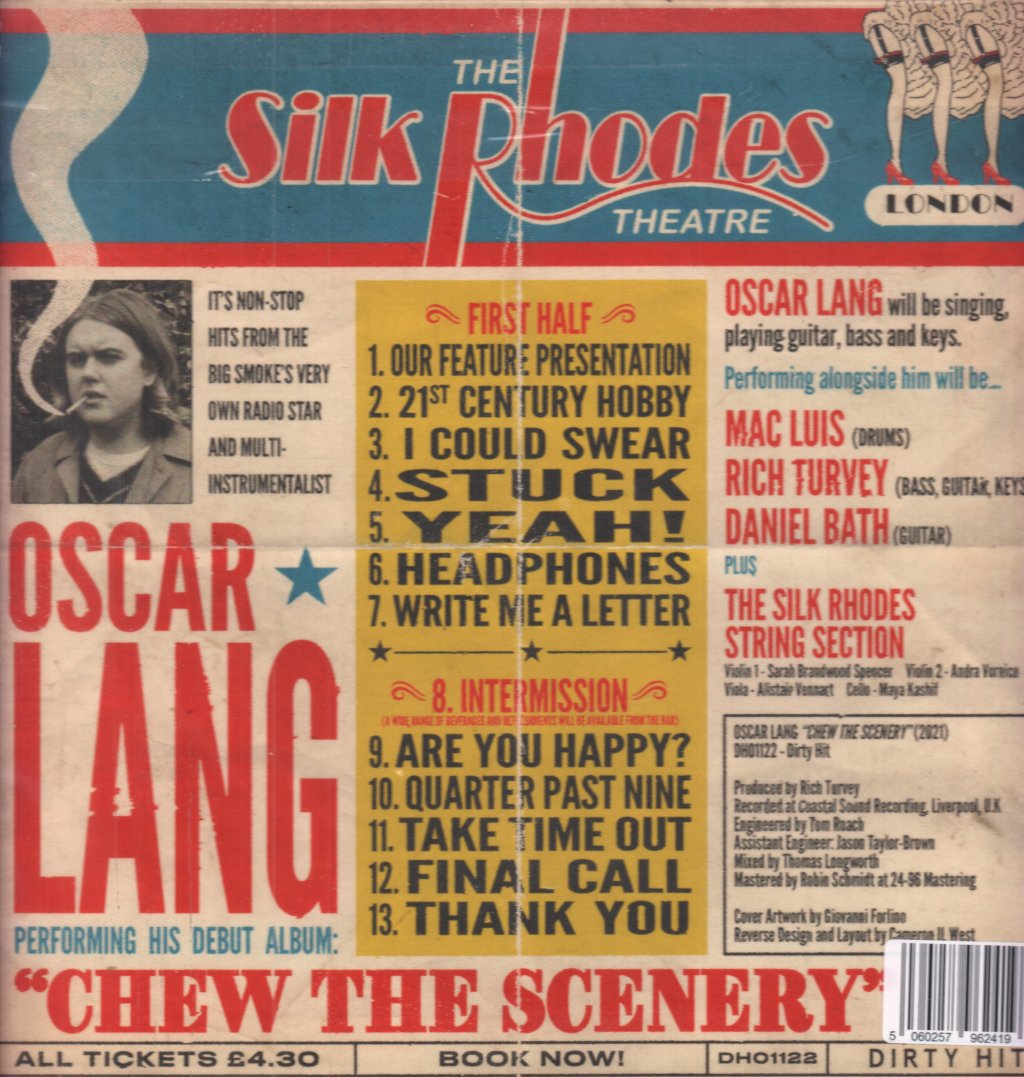 Oscar Lang - Chew The Scenery - Lp