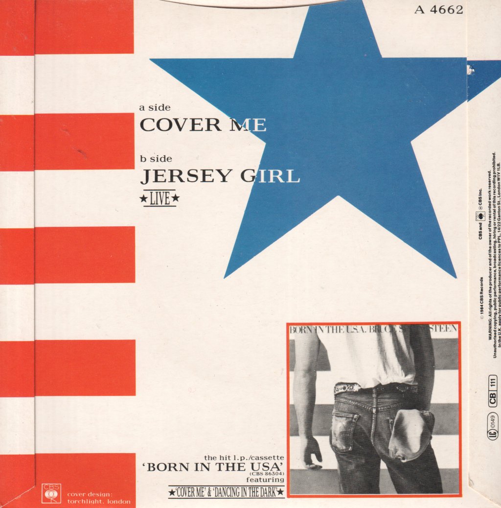 Bruce Springsteen - Cover Me - 7 Inch