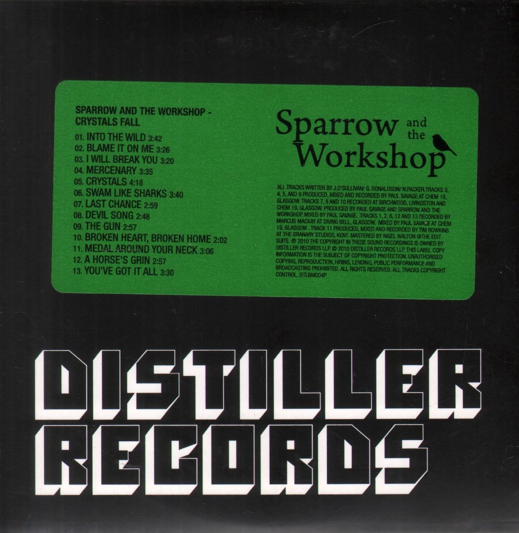 Sparrow And The Workshop - Crystals Fall - Cd