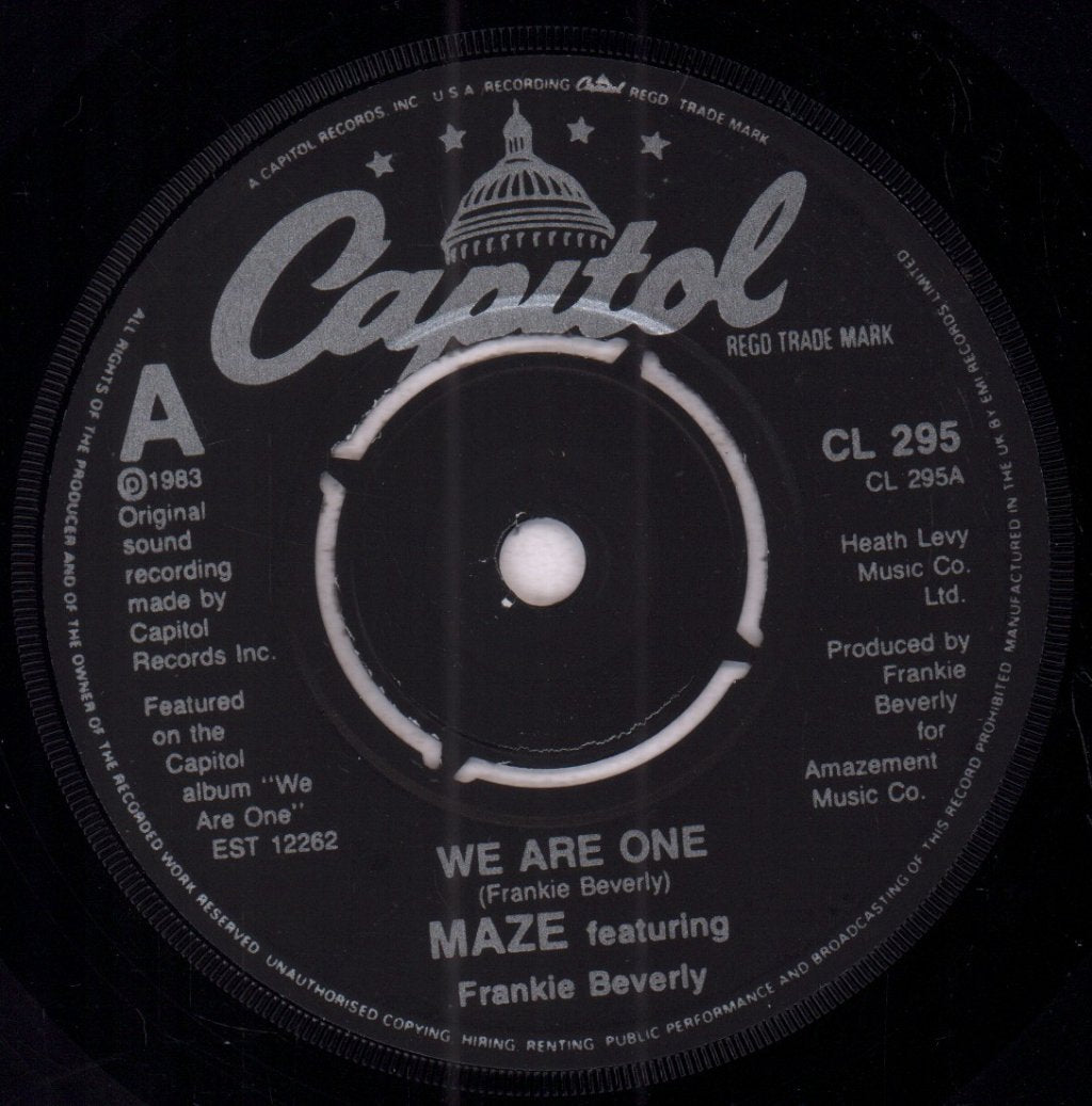 Maze Featuring Frankie Beverly - We Are One - 7 Inch