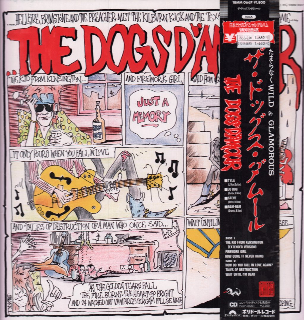 Dogs D'amour - Kid From Kensington - Lp