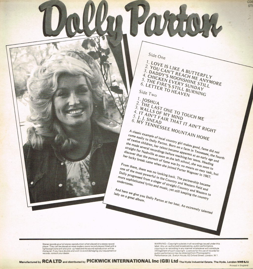 Dolly Parton - Dolly Parton - Lp