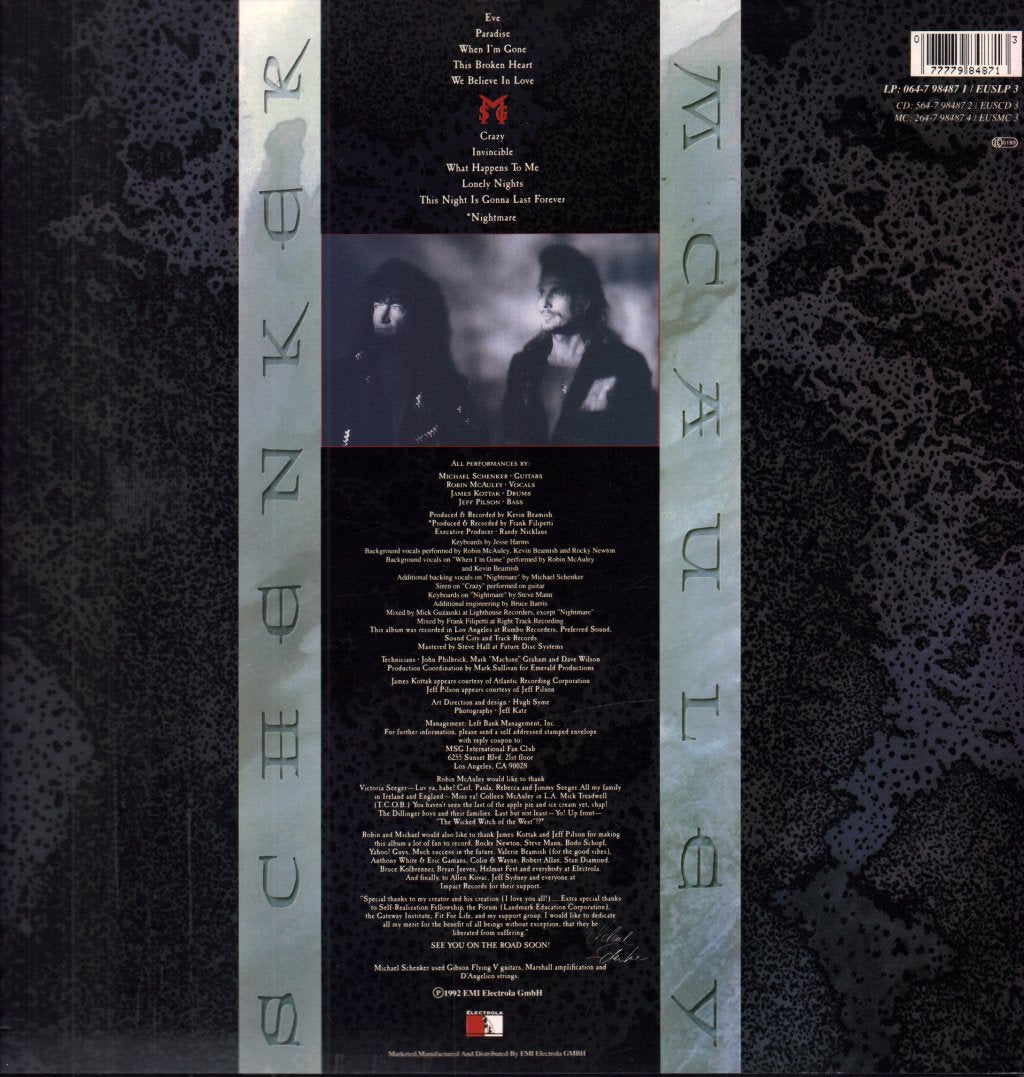 Mcauley Schenker Group - Mc Auley Schenker Group - Lp