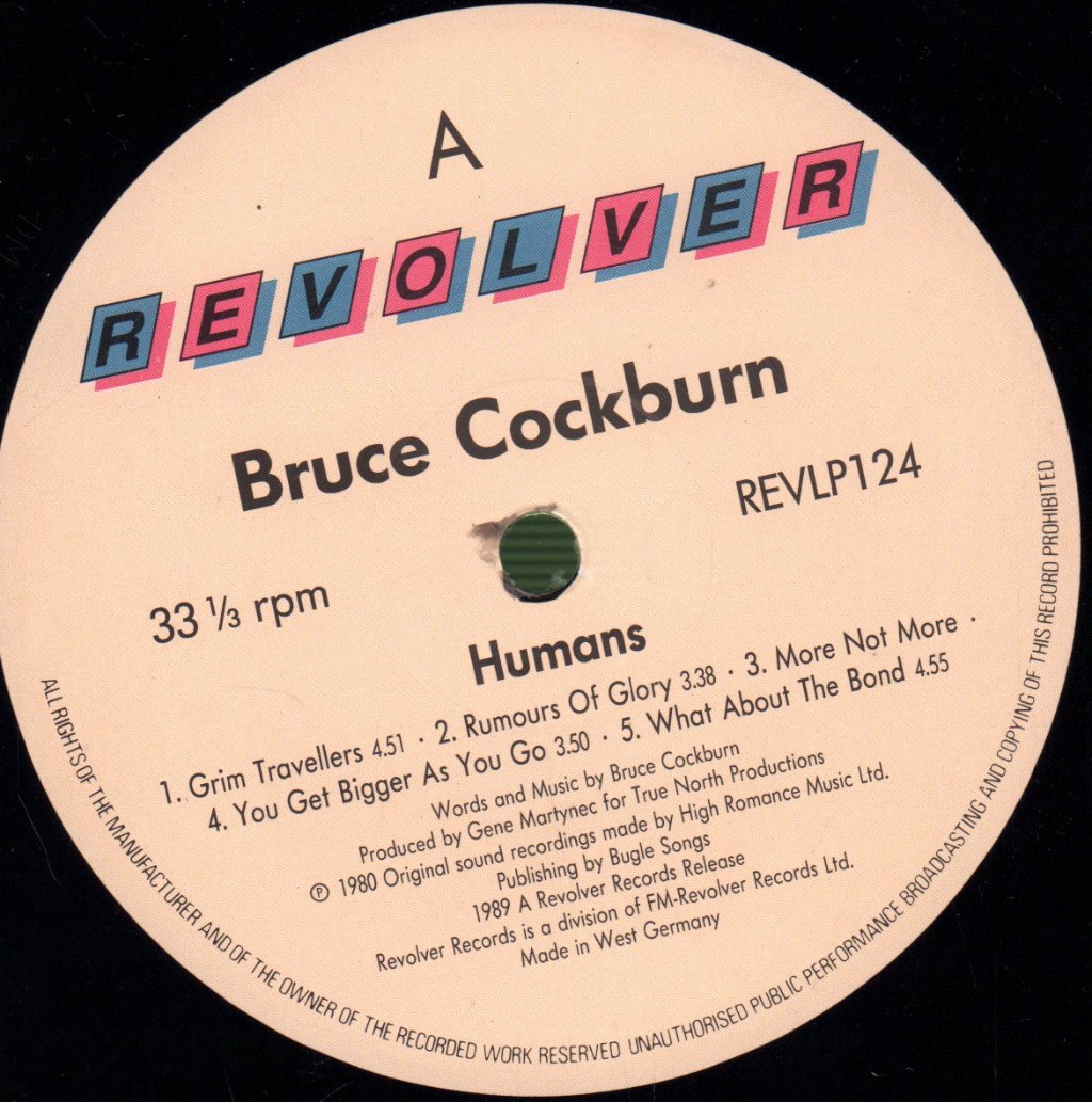 Bruce Cockburn - Humans - Lp