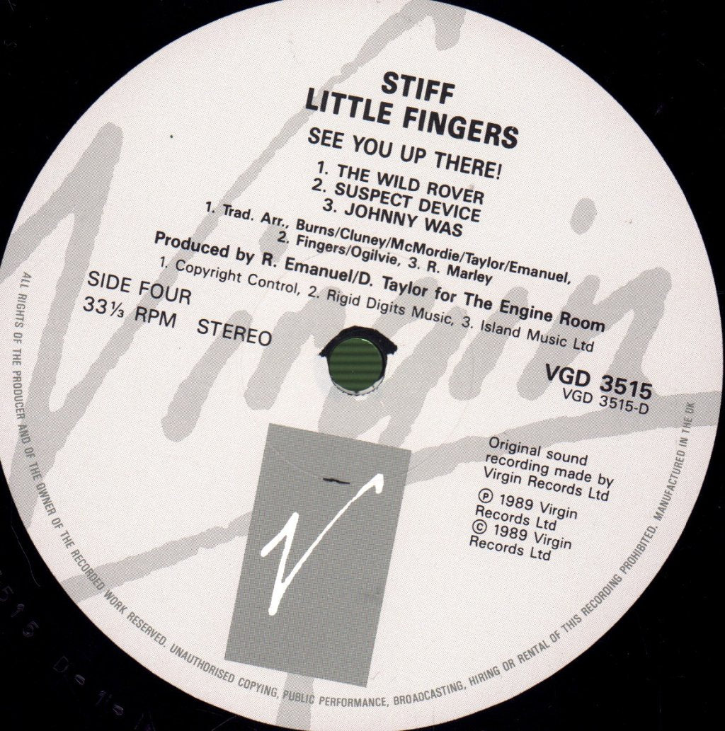 Stiff Little Fingers - See You Up There! - Double Lp