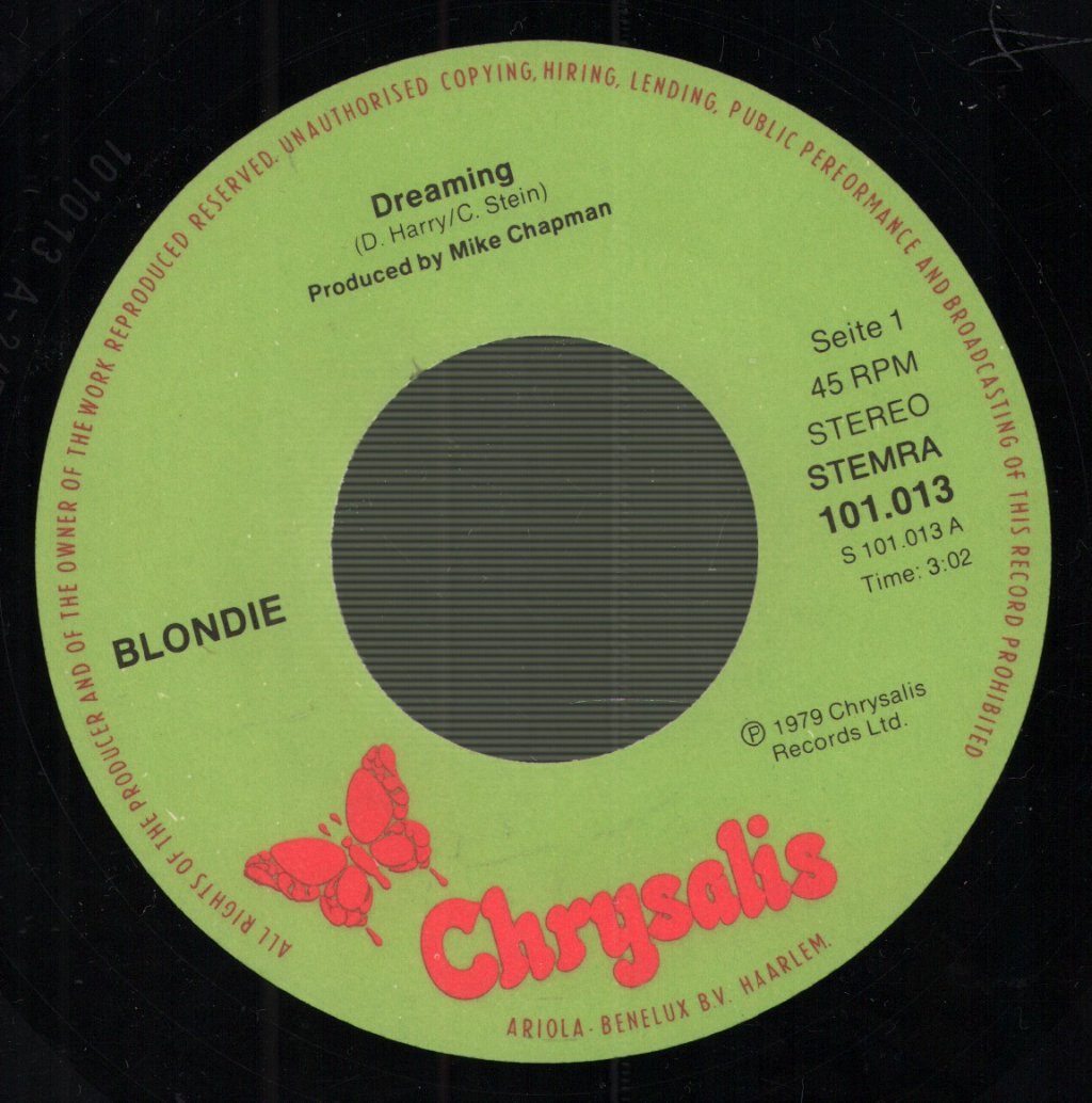 Blondie - Dreaming - 7 Inch