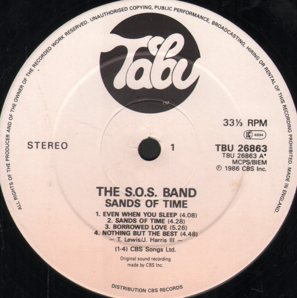 S.O.S. Band - Sands Of Time - Lp