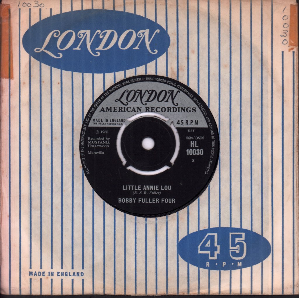 Bobby Fuller Four - I Fought The Law - 7 Inch