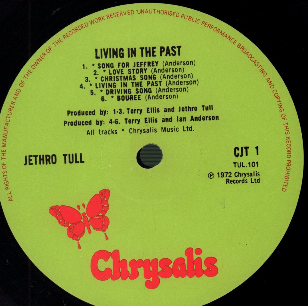 Jethro Tull - Living In The Past - Double Lp