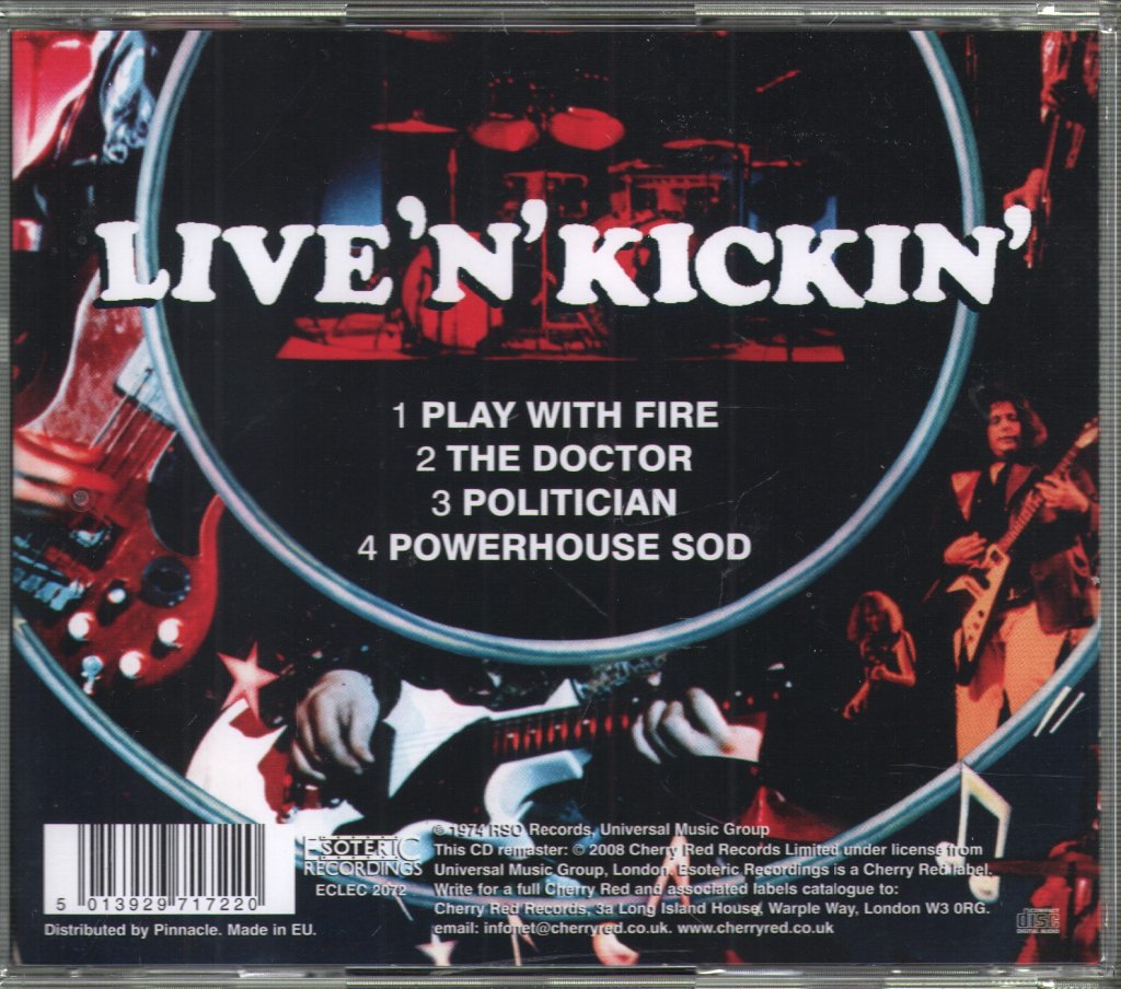 West, Bruce & Laing - Live 'N' Kickin' - Cd