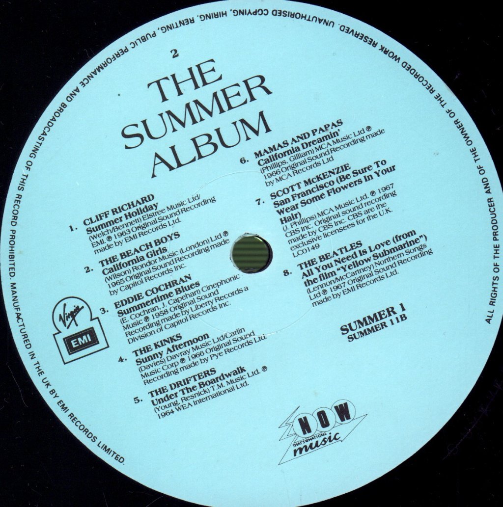 Various Artists - Summer Album - Double Lp