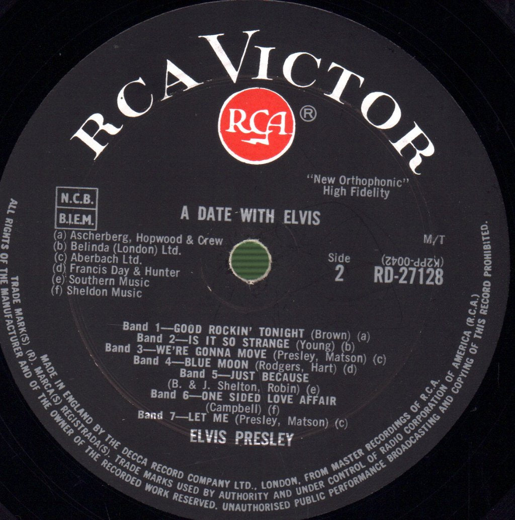 Elvis Presley - A Date With Elvis - Lp