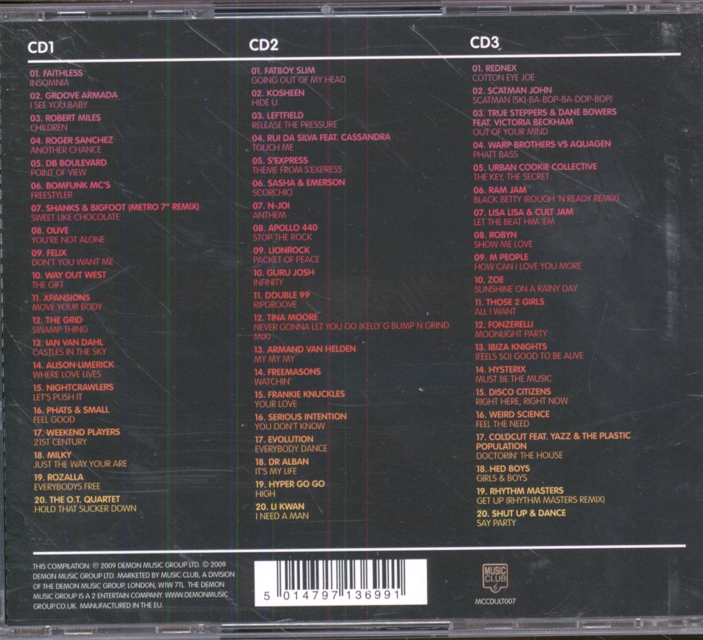 Various Artists - Ultimate Dance (60 Massive Dancefloor Classics) - Cd Set