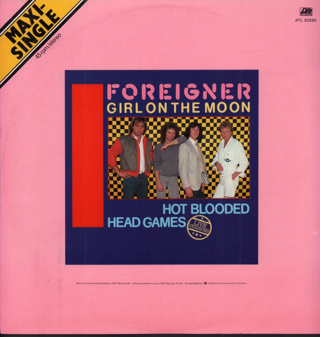 Foreigner - Girl On The Moon - 12 Inch