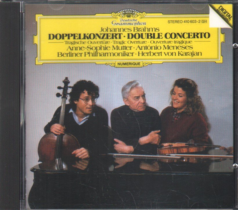 Anne-Sophie Mutter / Antonio Meneses / Herbert Von Karajan - Johannes Brahms Doppelkonzert - Double Concerto - Cd