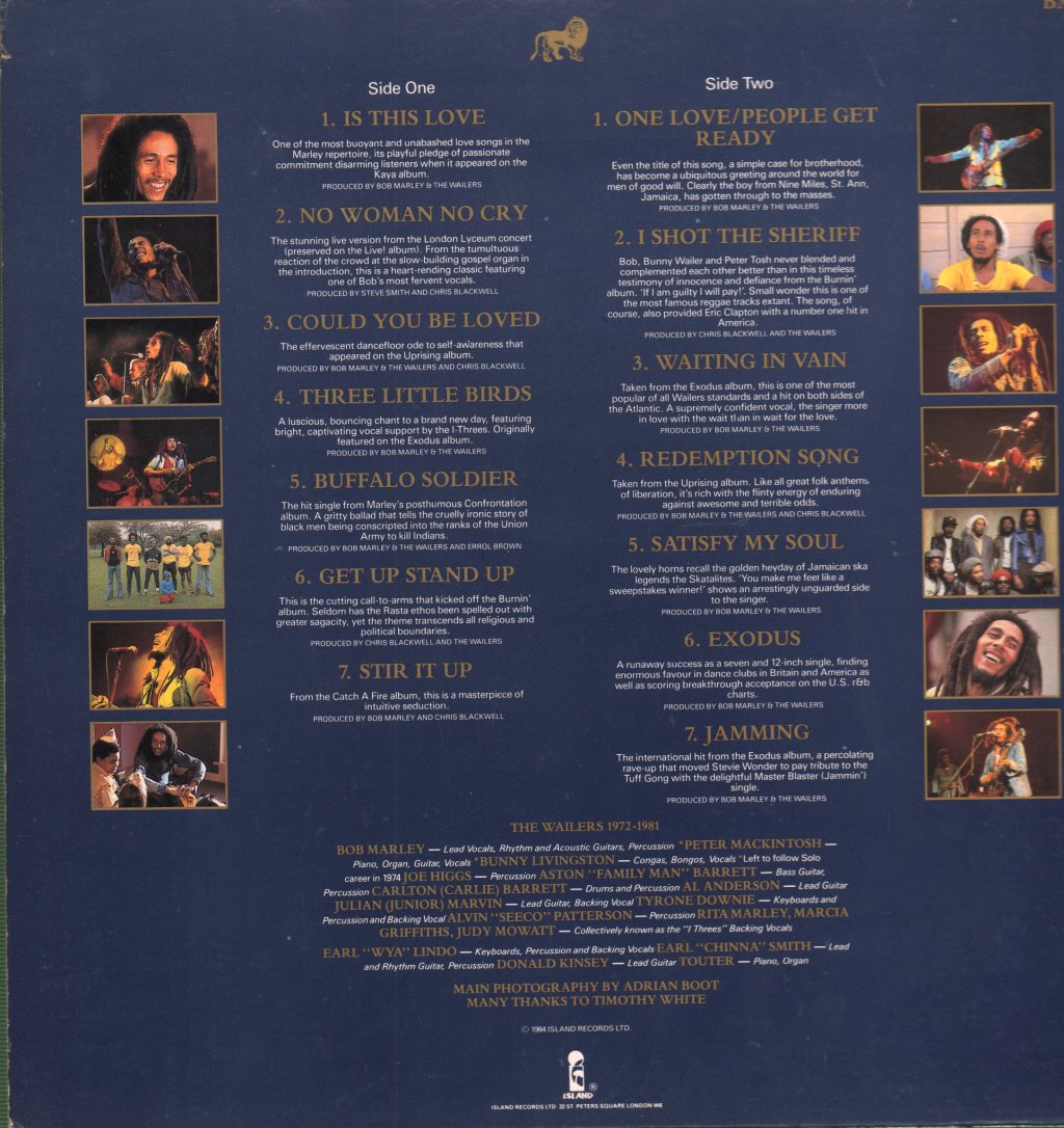 Bob Marley And The Wailers - Legend - Lp