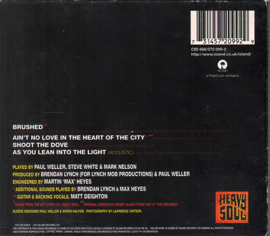 Paul Weller - Brushed (A Heavy Soul EP) - Cd