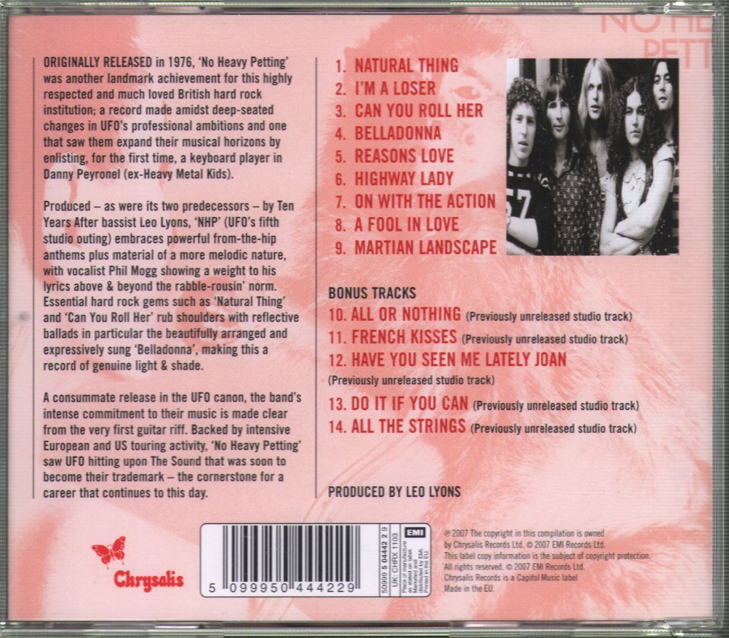 UFO - No Heavy Petting - Cd