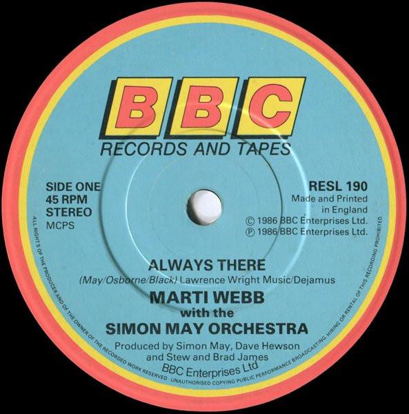 Marti Webb - Always There - 7 Inch