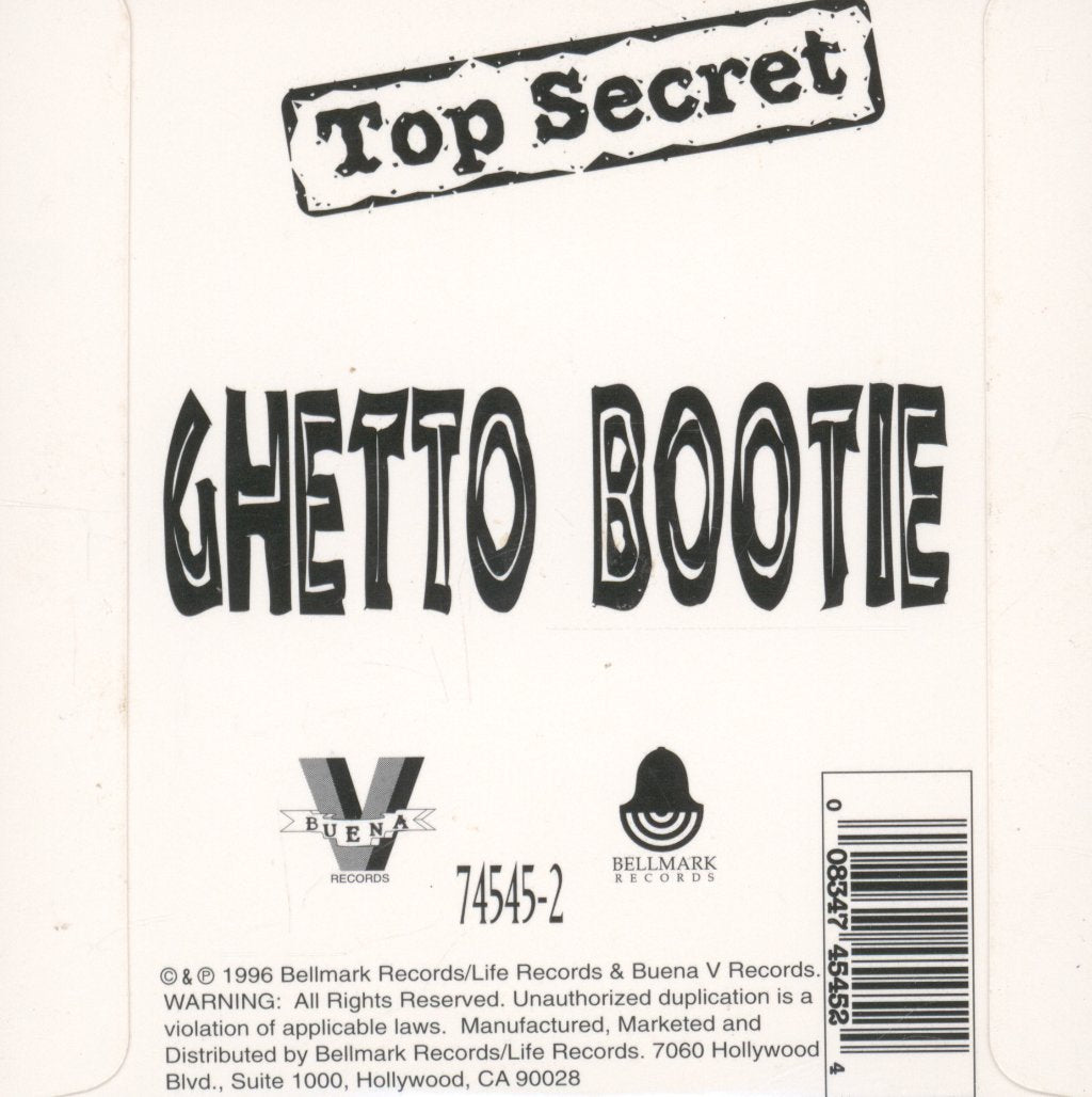 Top Secret (Hip Hop) - Ghetto Bootie - Cd