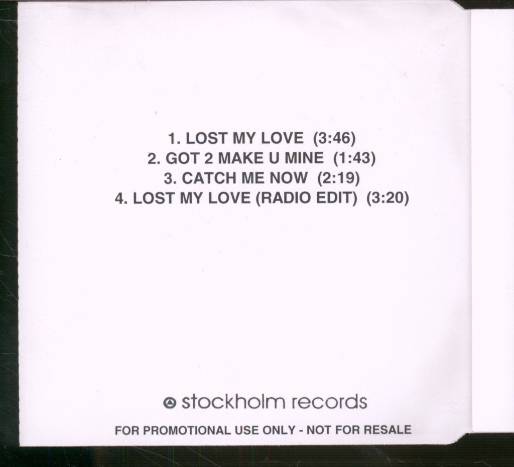 Whyte Seeds - Lost My Love - Cdr