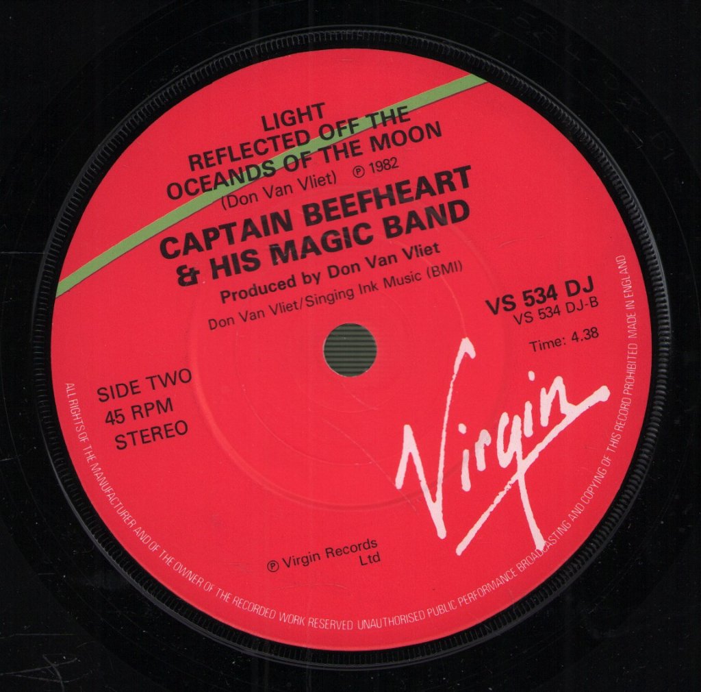 Captain Beefheart And His Magic Band - Ice Cream For Crow - 7 Inch